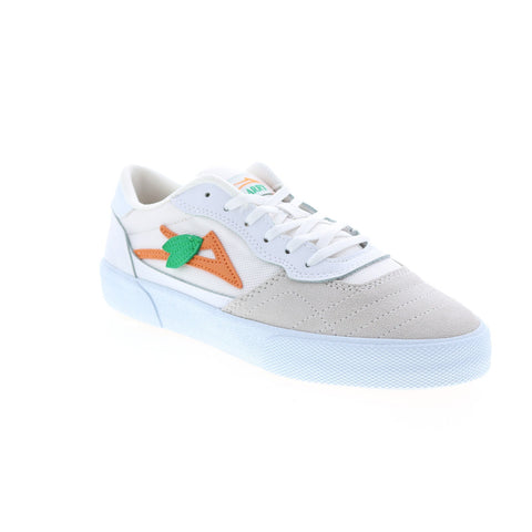 Lakai Cambridge Larry June Mens White Suede Skate Inspired Sneakers Shoes