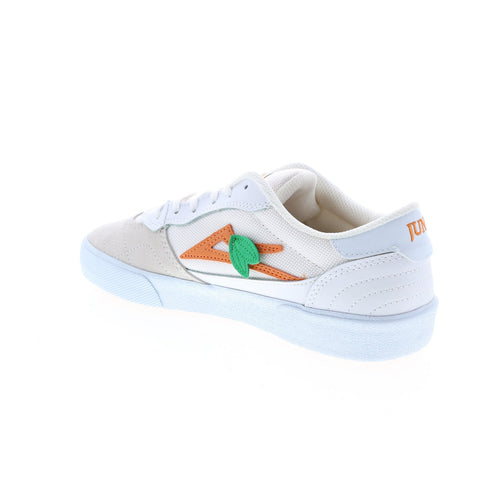 Lakai Cambridge Larry June Mens White Suede Skate Inspired Sneakers Shoes