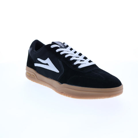 Lakai Atlantic MS4220082B00 Mens Black Suede Skate Inspired Sneakers Shoes