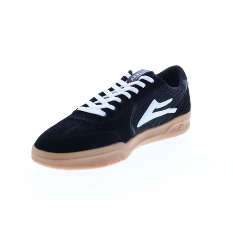 Lakai Atlantic MS4220082B00 Mens Black Suede Skate Inspired Sneakers Shoes