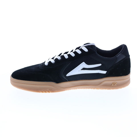Lakai Atlantic MS4220082B00 Mens Black Suede Skate Inspired Sneakers Shoes