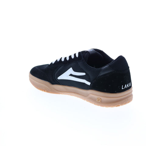 Lakai Atlantic MS4220082B00 Mens Black Suede Skate Inspired Sneakers Shoes