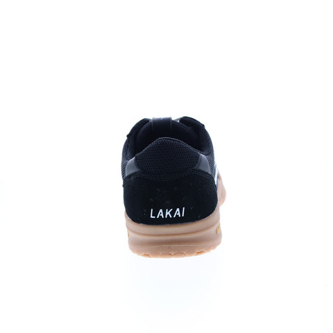Lakai Atlantic MS4220082B00 Mens Black Suede Skate Inspired Sneakers Shoes