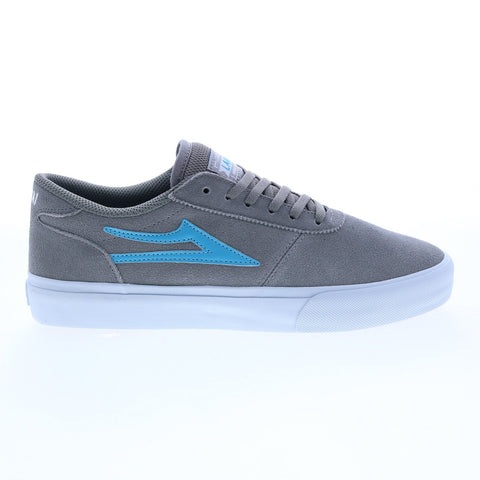 Lakai Manchester MS4220200A00 Mens Gray Suede Skate Inspired Sneakers Shoes