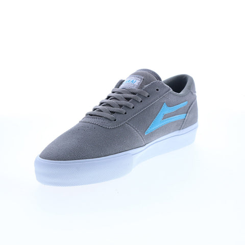 Lakai Manchester MS4220200A00 Mens Gray Suede Skate Inspired Sneakers Shoes
