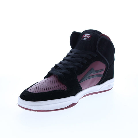 Lakai Telford MS4220208B00 Mens Black Suede Skate Inspired Sneakers Shoes