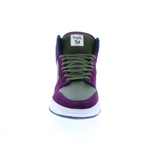 Lakai Telford MS4220208B00 Mens Green Suede Lifestyle Sneakers Shoes