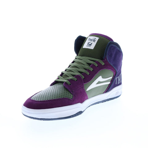 Lakai Telford The Pharcyde Mens Green Suede Collaboration Sneakers Shoes