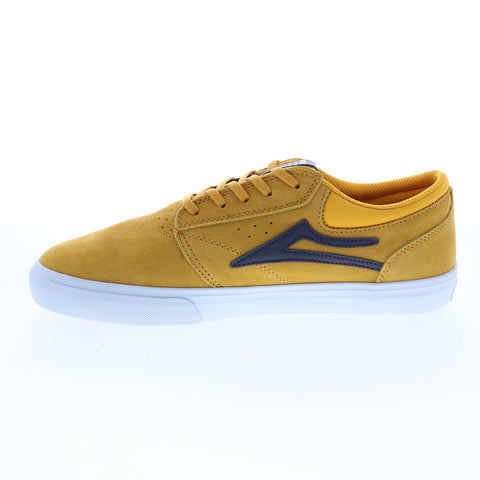 Lakai Griffin MS4220227A00 Mens Yellow Suede Skate Inspired Sneakers Shoes