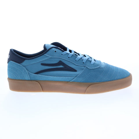 Lakai Cambridge MS4220252A00 Mens Blue Suede Skate Sneakers Shoes