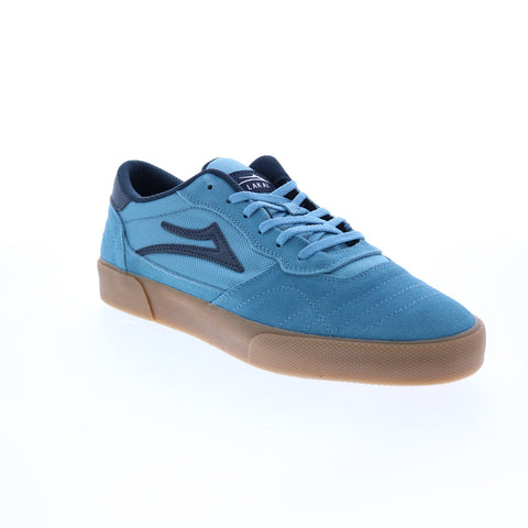 Lakai Cambridge MS4220252A00 Mens Blue Suede Skate Sneakers Shoes