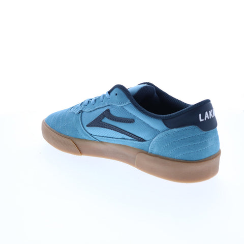 Lakai Cambridge MS4220252A00 Mens Blue Suede Skate Sneakers Shoes