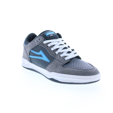 Lakai Telford Low MS4220262B00 Mens Gray Suede Skate Sneakers Shoes