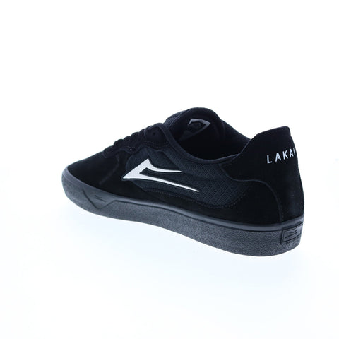 Lakai Essex MS4220263A00 Mens Black Suede Skate Inspired Sneakers Shoes