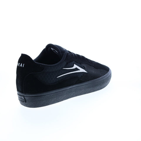 Lakai Essex MS4220263A00 Mens Black Suede Skate Inspired Sneakers Shoes