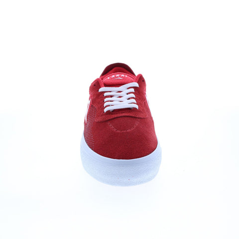 Lakai Essex MS4220263A00 Mens Red Suede Skate Inspired Sneakers Shoes