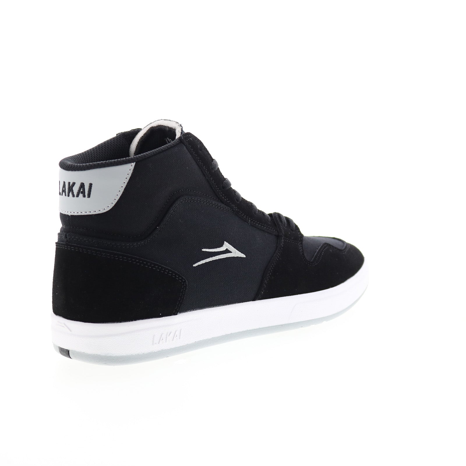 Lakai Villa MS4230140B00 Mens Black Suede Skate Inspired Sneakers