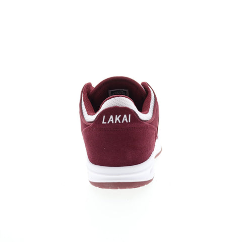 Lakai Telford Low MS4230262B00 Mens Burgundy Skate Inspired Sneakers Shoes
