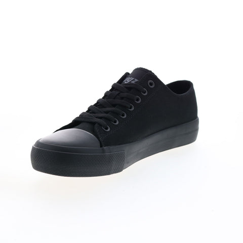 Lugz Stagger LO MSTAGLC-001 Mens Black Canvas Lifestyle Sneakers Shoes