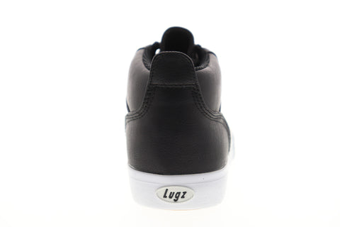 Lugz Strider LX MSTRGV-012 Mens Black Mid Top Lace Up Lifestyle Sneakers Shoes
