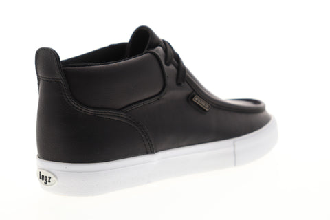 Lugz Strider LX MSTRGV-012 Mens Black Mid Top Lace Up Lifestyle Sneakers Shoes