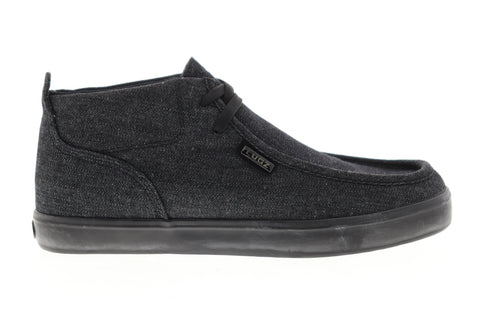 Lugz Strider Denim MSTRIDC-001 Mens Black Canvas Lifestyle Sneakers Shoes