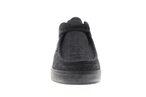 Lugz Strider Denim MSTRIDC-001 Mens Black Canvas Lifestyle Sneakers Shoes