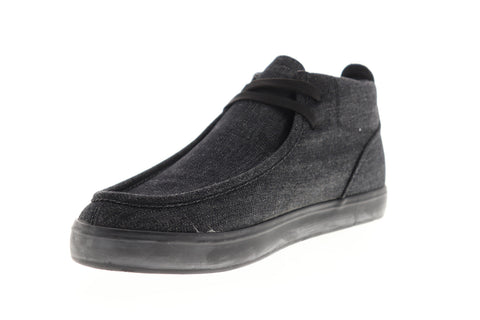 Lugz Strider Denim MSTRIDC-001 Mens Black Canvas Lifestyle Sneakers Shoes