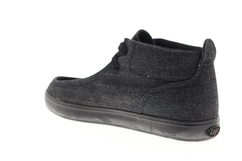 Lugz Strider Denim MSTRIDC-001 Mens Black Canvas Lifestyle Sneakers Shoes