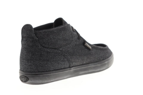 Lugz Strider Denim MSTRIDC-001 Mens Black Canvas Lifestyle Sneakers Shoes