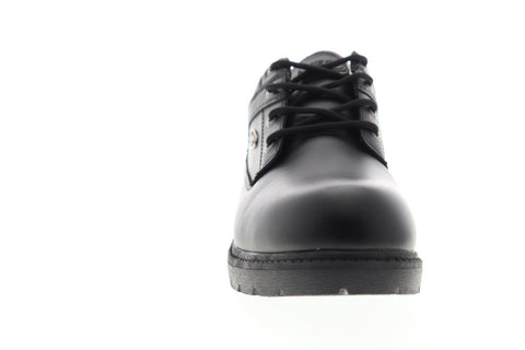 Lugz Savoy Sr MSVYL-001 Mens Black Leather Casual Dress Lace Up Boots Shoes