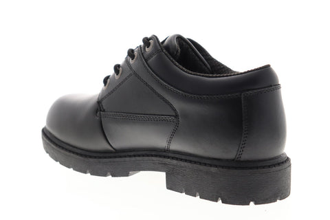 Lugz Savoy Sr MSVYL-001 Mens Black Leather Casual Dress Lace Up Boots Shoes
