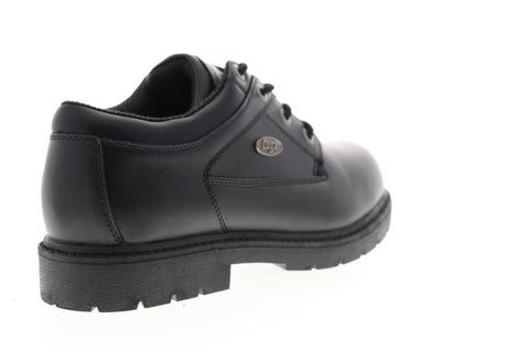 Lugz Savoy Sr MSVYL-001 Mens Black Leather Casual Dress Lace Up Boots Shoes