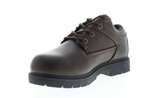 Lugz Savoy Slip Resistant Mens Brown Athletic Work & Safety Shoes