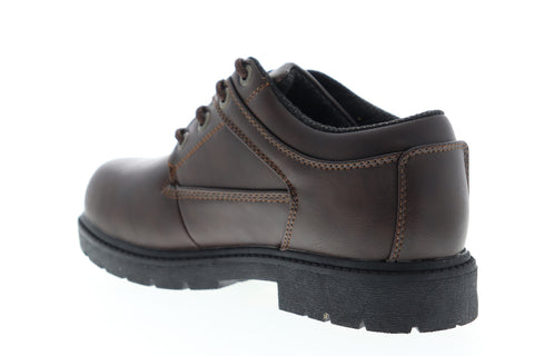 Lugz Savoy Slip Resistant Mens Brown Athletic Work & Safety Shoes