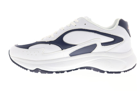 Lugz Typhoon MTYPHOV-1415 Mens White Leather Low Top Lace Up Sneakers Shoes