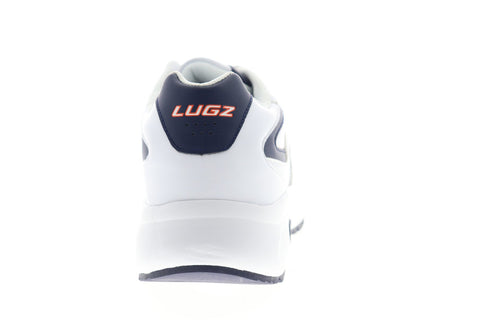Lugz Typhoon MTYPHOV-1415 Mens White Leather Low Top Lace Up Sneakers Shoes