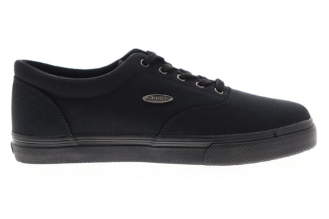 Lugz Vet MVETCC-001 Mens Black Canvas Low Top Lace Up Lifestyle Sneakers Shoes