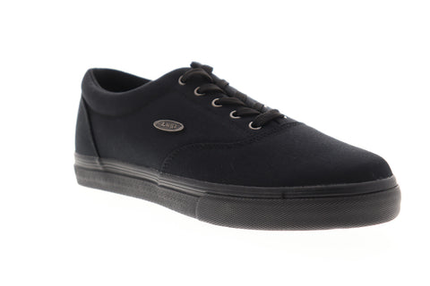 Lugz Vet MVETCC-001 Mens Black Canvas Low Top Lace Up Lifestyle Sneakers Shoes