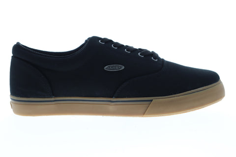 Lugz Vet MVETCC-002 Mens Black Canvas Low Top Lace Up Lifestyle Sneakers Shoes