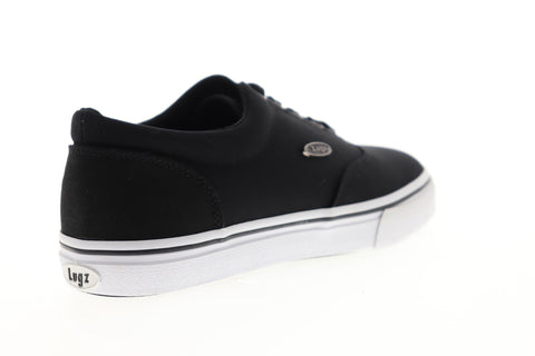 Lugz Vet MVETCC-060 Mens Black Canvas Low Top Lace Up Lifestyle Sneakers Shoes