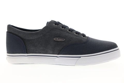 Lugz Vet MM MVETMMC-411 Mens Blue Canvas Low Top Lifestyle Sneakers Shoes