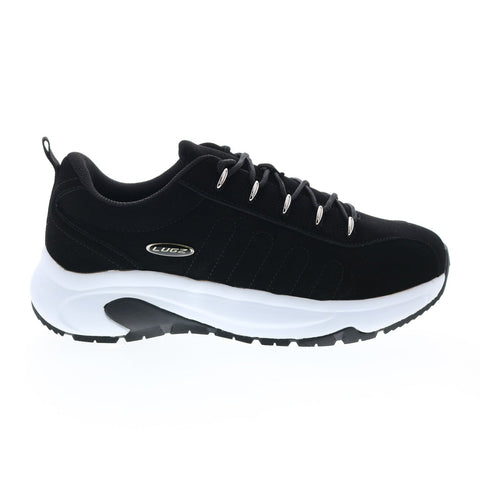 Lugz Vulcan MVULCAND-060 Mens Black Synthetic Lace Up Lifestyle Sneakers Shoes