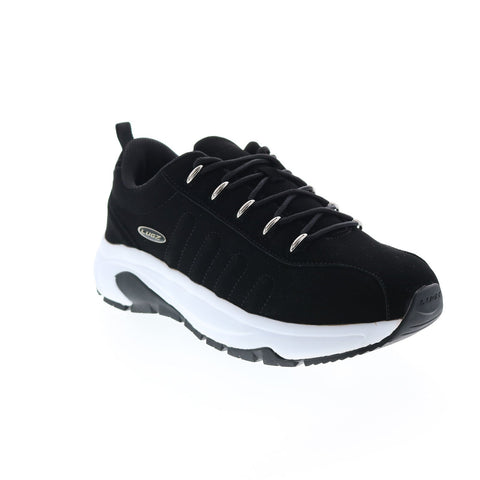 Lugz Vulcan MVULCAND-060 Mens Black Synthetic Lace Up Lifestyle Sneakers Shoes