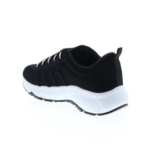 Lugz Vulcan MVULCAND-060 Mens Black Synthetic Lace Up Lifestyle Sneakers Shoes
