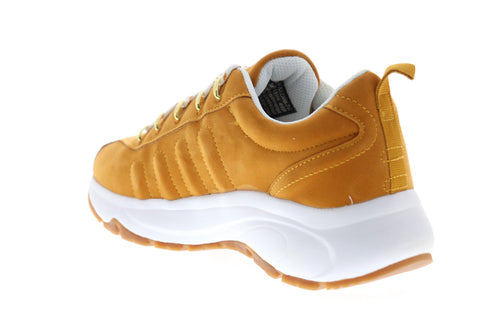 Lugz Vulcan MVULCANK-714 Mens Brown Nubuck Lace Up Lifestyle Sneakers Shoes