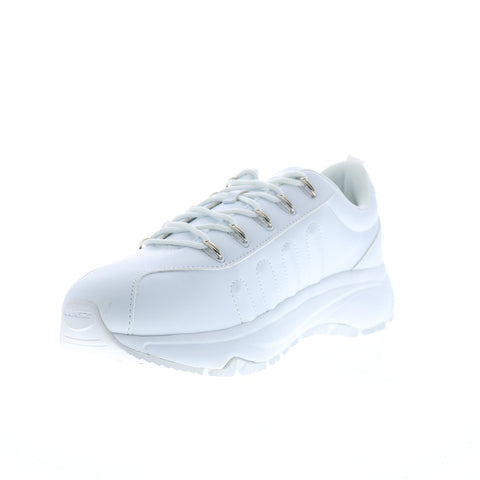 Lugz Vulcan MVULCANV-100 Mens White Synthetic Lifestyle Sneakers Shoes