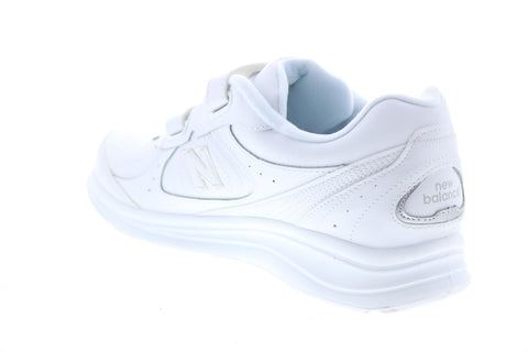 New Balance 577 MW577VW Mens White Wide Leather Athletic Walking Shoes