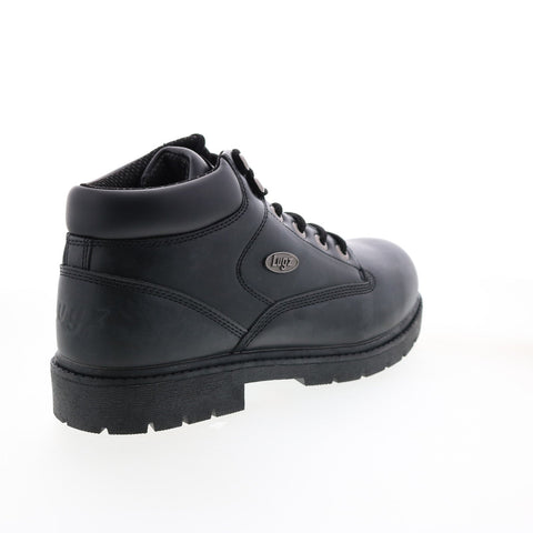 Lugz Zone Hi Slip Resistant MZNHL-001 Mens Black Synthetic Lace Up Work Boots