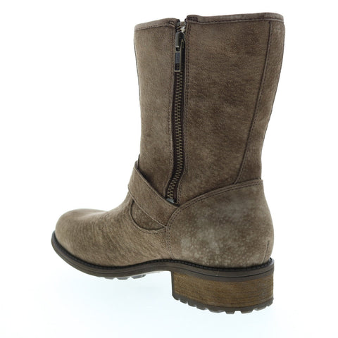 Ecco Soft 7 430003 Womens Blue Leather Lace Up Lifestyle Sneakers Shoes